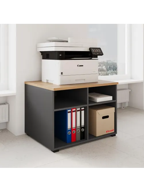 Тумба для оргтехники К-Loft 241T004 дуб натур./графит
