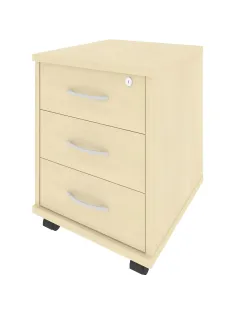 Тумба RIVA . подкатная 3 ящика А.ТМ-3Y/3F клен чист