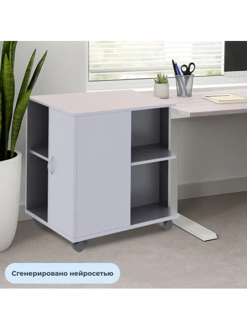 Тумба Easy St . под копир 909681 (904239) св.дуб/сер. (440)