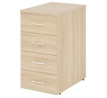 Тумба IN Рондо стационарная 05T082 406x600x755, 1 уп.,4 ящ.,дуб альпийский