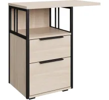 Тумба приставная  K-Loft 241T010 750х405х752 дуб сканд/черный