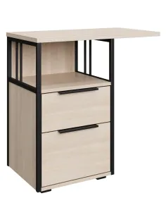 Тумба приставная  K-Loft 241T010 750х405х752 дуб сканд/черный