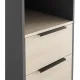 Тумба приставная К-Loft 241T001 дуб скандин./графит