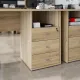 Тумба приставная Easy One LT 22/16 400 дуб сонома 3 ящ