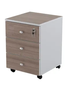 Тумба выкатная Easy Standard LT 16/16 (т. дуб шамони/серый, 400x420x563 мм)