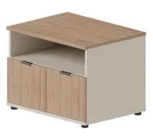 Тумба д/оргтех Комус Мебель Easy One 800х600х605 Вяз Шв/Кшм (250457)