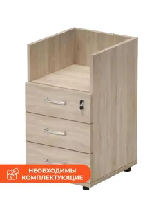 Тумба приставная Мебель Easy One 913922 дуб сонома (091)