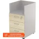 Тумба Easy St приставная 3 ящ. D 061.216_19490 светлый дуб/серый