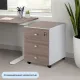 Тумба выкатная Easy Standard LT 16/16 (т. дуб шамони/серый, 400x420x563 мм)