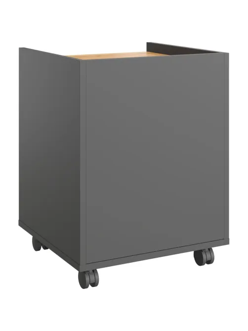 Тумба мобильная К-Loft 241T003 дуб натур./графит