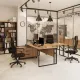 Тумба для оргтехники К-Loft 241T004 дуб натур./графит
