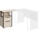 Тумба приставная  K-Loft 241T010 750х405х752 дуб сканд/черный