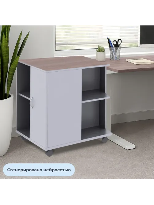 Тумба Easy St . под копир 909681 (904239) т.дуб/сер. (570)
