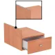 Тумба подвесная Easy LT Оптима 400x481x300 1 ящ. Ольха