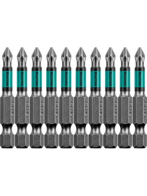 Бита KRAFTOOL Optimum Line PH1, 50 мм, тип E, 10 шт/уп (26122-1-50-10)