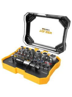 Набор бит 1/4,PH,PZ,Hex,Torx,Slotted,TorxTR,28предм.TOLSEN ТТ20376