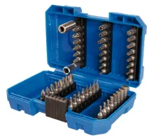 Набор бит 1/4, PH, PZ,Hex,Torx,Slotted,Square,49 предм.KING TONY, 1049CQ