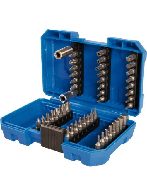 Набор бит 1/4, PH, PZ,Hex,Torx,Slotted,Square,49 предм.KING TONY, 1049CQ