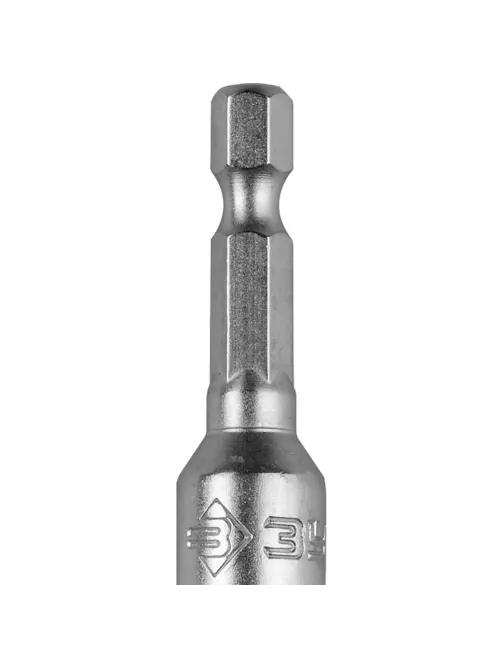 Бита с торцевой головкой ЗУБР магнит. 1/4'',Cr-V, 6х45мм, 2шт.(26392-06-02)