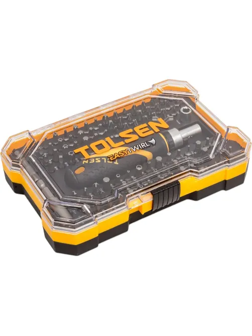 Набор бит 1/4, PH, PZ, Hex, Torx, Slotted, 105 предметов TOLSEN TT20188