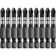 Бита KRAFTOOL Impact Pro PH2, 50мм, тип Е, 10шт/уп (26191-2-50-S10)