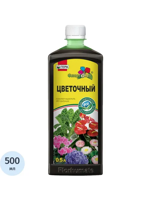Удобрение ФлорГумат Цветочный 0,5л, 0701