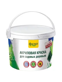 Средство краска для садовых деревьев Фаско ведро 2,5кг,Of000098321