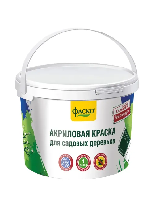 Средство краска для садовых деревьев Фаско ведро 2,5кг,Of000098321
