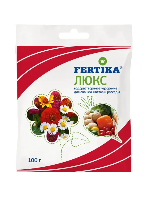 Удобрение Люкс кристаллический 100% финский продукт! 100г, Ф03507
