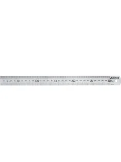 Линейка  измерительная 300х25,4 мм металлическая Micron 34311