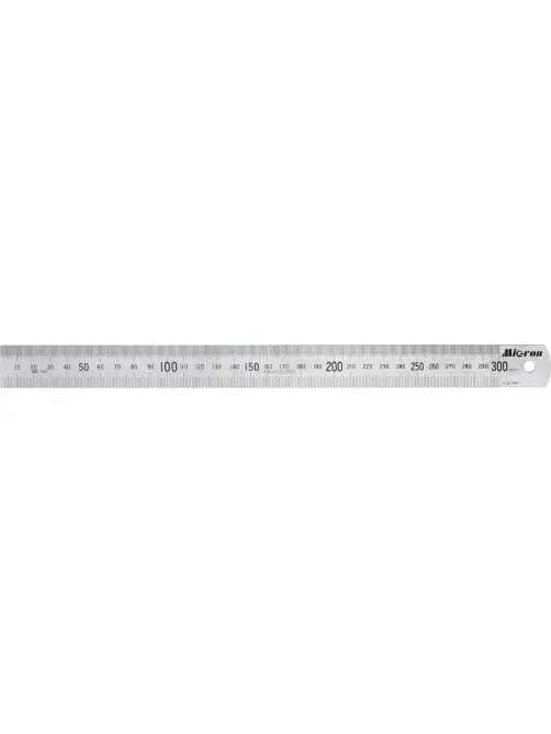 Линейка  измерительная 300х25,4 мм металлическая Micron 34311
