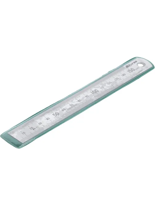 Линейка  измерительная 150х19 мм металлическая Micron 42158