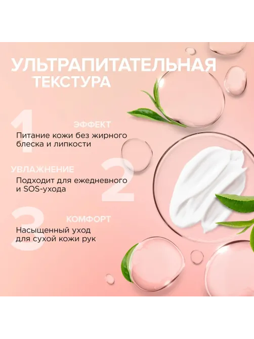 Крем для рук и ногтей SYNERGETIC питательный 75 мл
