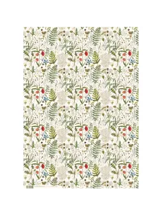 Бумага упаковочная FLORA.ЛУГОВЫЕ ТРАВЫ, 50 х 70 см (4 листа) 2-794/01