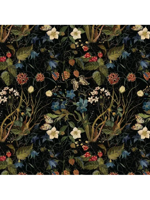 Бумага упаковочная FLORA.ЛЕСНЫЕ ЯГОДЫ, 50 х 70 см (4 листа), 2-794/02