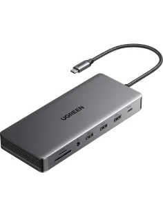 Адаптер UGREEN CM681 (15978) Revodok Pro 13-in-1 4K/60Hz/2xHDMI/DP/PD