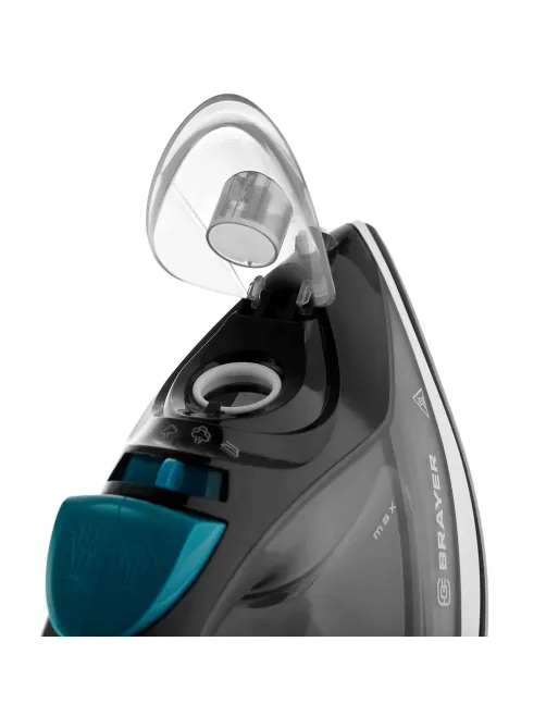 Утюг BRAYER BR4008,2400 Вт,керам,пар140 г/мин,антикапля,330 мл,верт.отпар