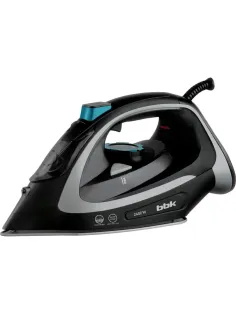 Утюг ISE-2405 BLACK/SILVER BBK