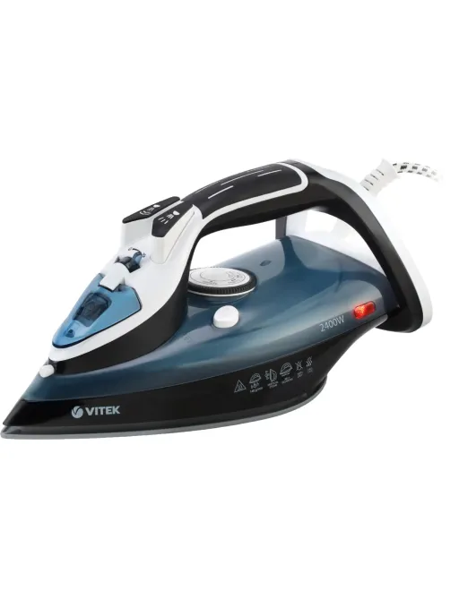 Утюг Vitek VT-8304 2400Вт черный/белый/синий