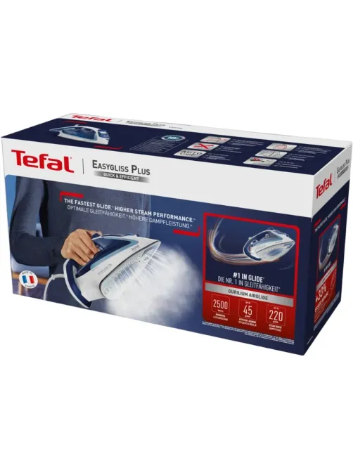 Утюг Tefal FV5736E0 2500Вт, белый/синий, автооткл