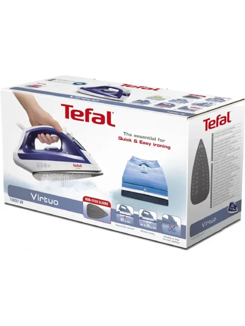 Утюг Tefal FV1711E0, 1800ВТ, синий (3121040065822)