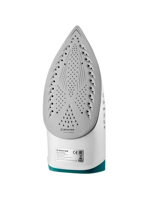 Утюг BRAYER BR4008,2400 Вт,керам,пар140 г/мин,антикапля,330 мл,верт.отпар