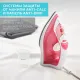 Утюг SCARLETT SC-SI30K56, 2400Вт, керамика, розовый