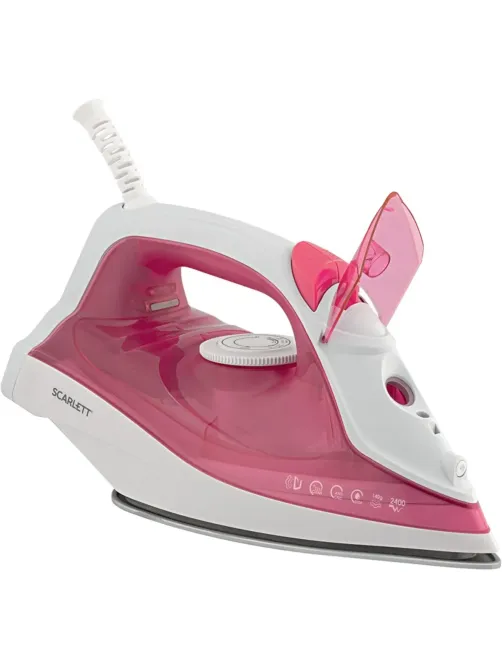 Утюг SCARLETT SC-SI30K56, 2400Вт, керамика, розовый