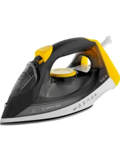 Утюг Brayer BR4003GY 2400Вт,керам,пар 140 г/мин,антикапля,разбрызг,330 мл