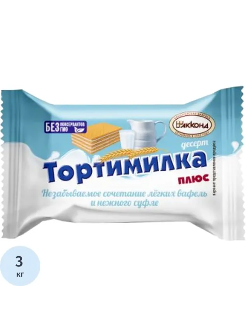 Вафли Акконд Тортимилка плюс, 3кг