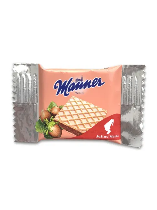 Вафли Manner Julius Meinl c ореховым кремом, 300 шт/уп (88716)