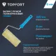 Валик с ручкой полиакриловый Профи Topfort 180 мм бюгель 8
