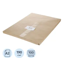 Ватман А2 100л 190гр., уп.крафт