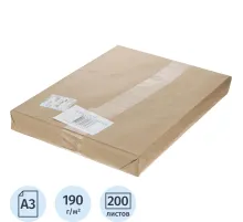 Ватман А3 200л 190гр., уп.крафт